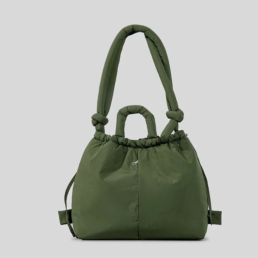Famme | Sac Puffer pour Femme | Bandoulière | Grande Capacité-Womens Shoulder bags-Vert-Barnier Boutique