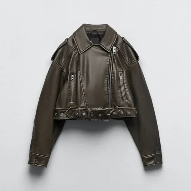 Veste Cuir pour Femme | Courte & Tendance