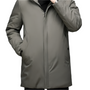 Phillipe | Veste classique noire avec capuche-Mens Coat-Barnier Boutique