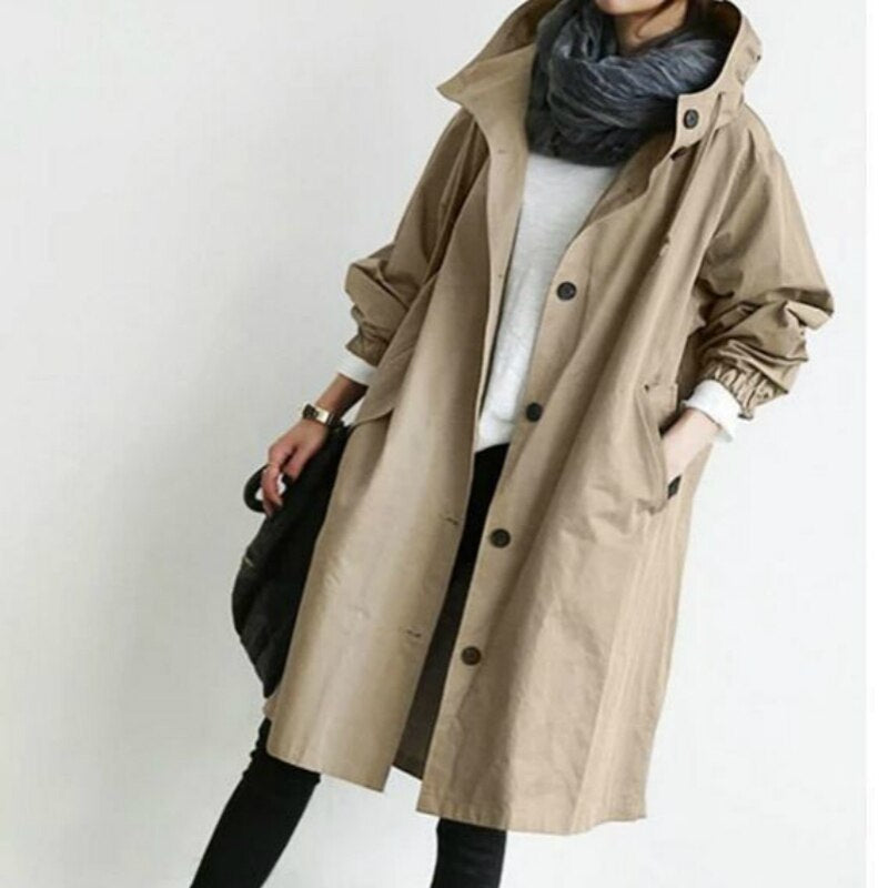 Trench Long pour Femme | Classique & Déperlant