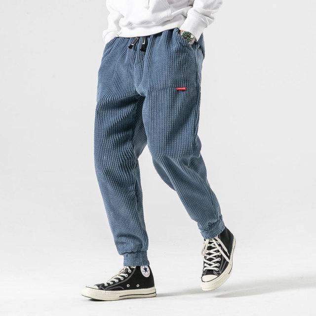 Steiger | Pantalon en velours côtelé souple et tendance - Coupe conique