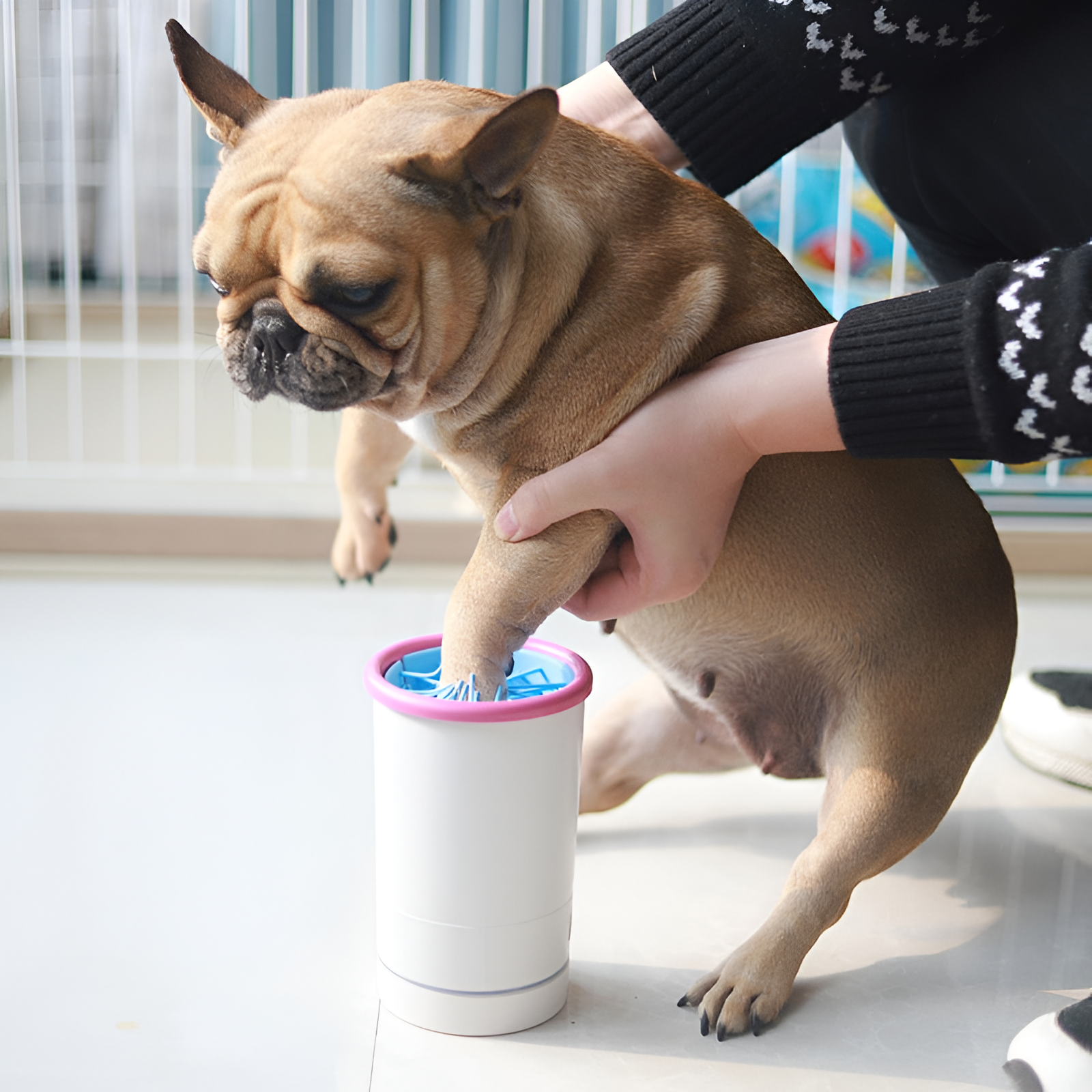 Clean Paws - Nettoyeur automatique rechargeable pour les pattes des chiens