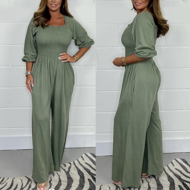 Nia | Combinaison Femme avec Taille Élastique – Douce et Aérée