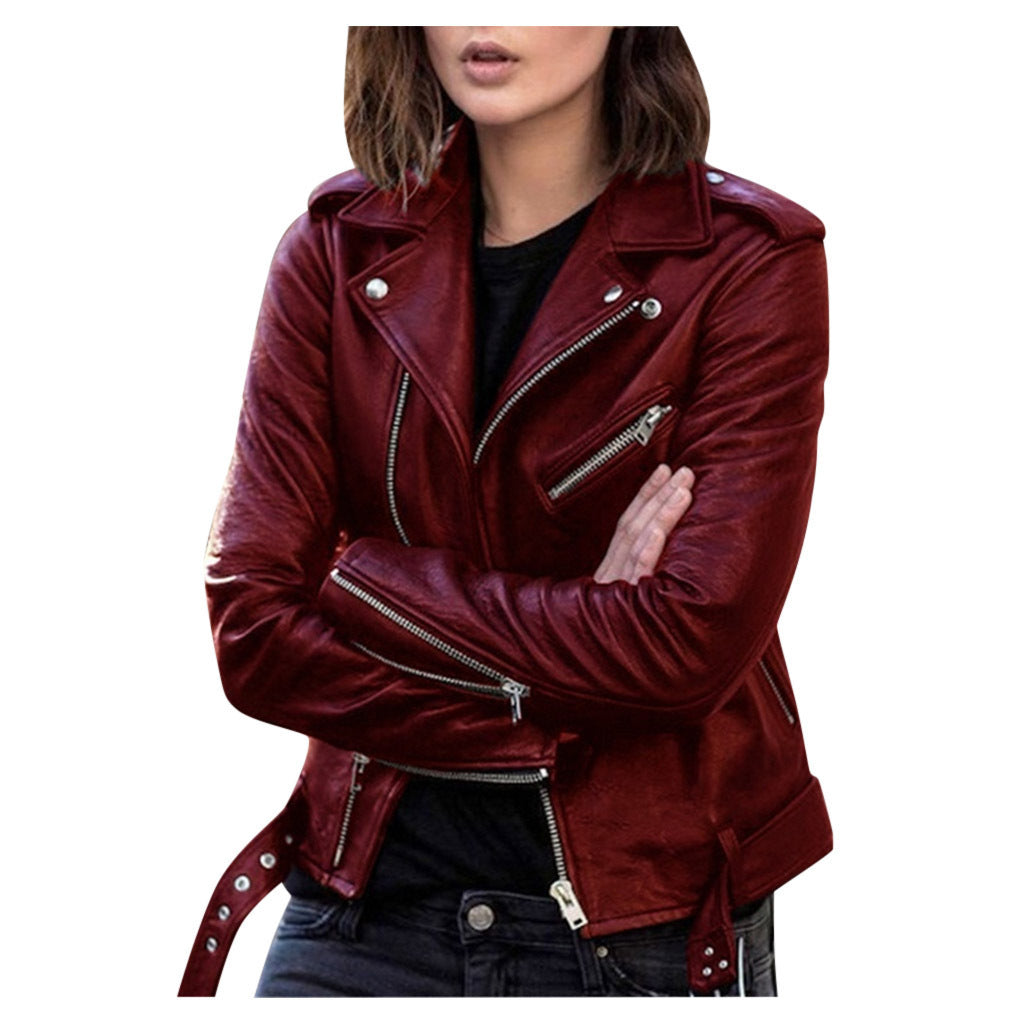 Veste Cuir pour Femme | Style Vintage & Zippée